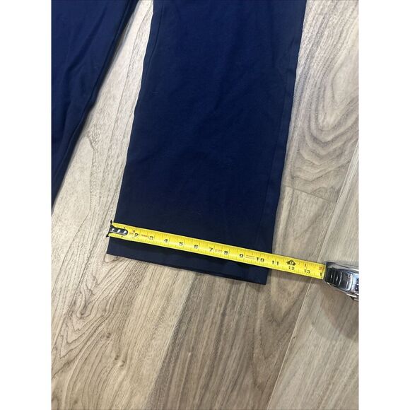 Chicos Pants Womens 2 ≈ 12 Navy Polyester Stretch Career Work Dress Slacks.34X29 - Picture 2 of 6